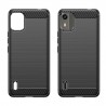 Etui Bumper Carbon Lux na telefon Nokia C12 TA-1535 czarne