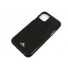 Etui Futerał Mercury JELLY na telefon Apple iPhone 11 Pro Max A2161 czarne bez wycięcia na jabłko