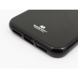 Etui Futerał Mercury JELLY na telefon Apple iPhone 11 Pro Max A2161 czarne bez wycięcia na jabłko