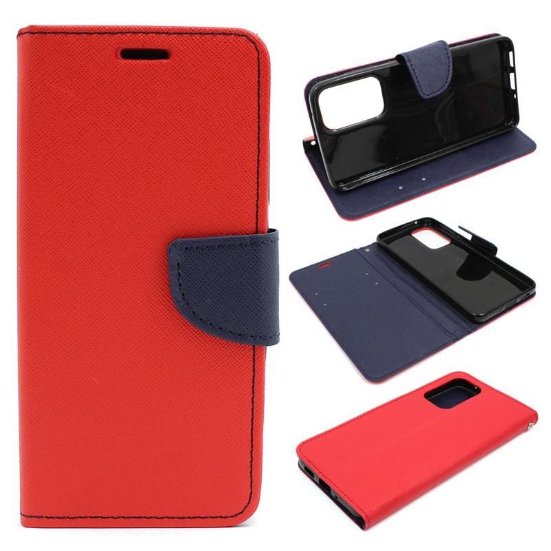 Etui Fancy Diary na telefon Samsung Galaxy A33 5G A336 czerwone