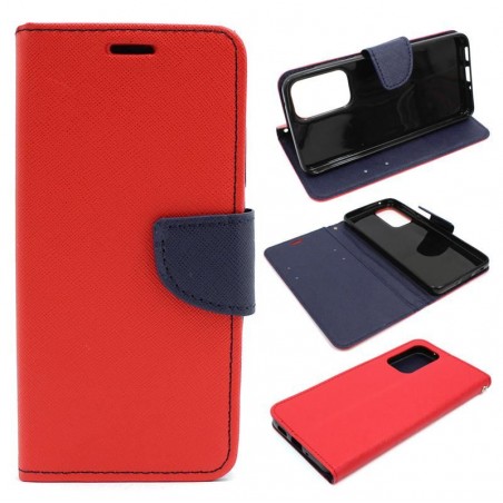 Etui Fancy Diary na telefon Samsung Galaxy A33 5G A336 czerwone