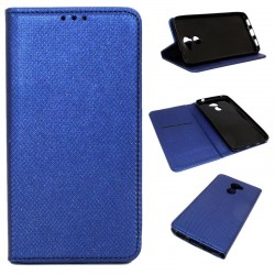 Etui Smart Magnet na telefon Huawei Y7 TRT-LX1 PRIME granatowe