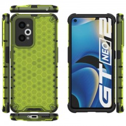 ETUI PANCERNE HONEYCOMB na telefon Realme GT NEO 3T 5G / GT NEO 2 / GT 2 5G / GT Neo 2S żółte