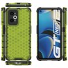 ETUI PANCERNE HONEYCOMB na telefon Realme GT NEO 3T 5G / GT NEO 2 / GT 2 5G / GT Neo 2S żółte