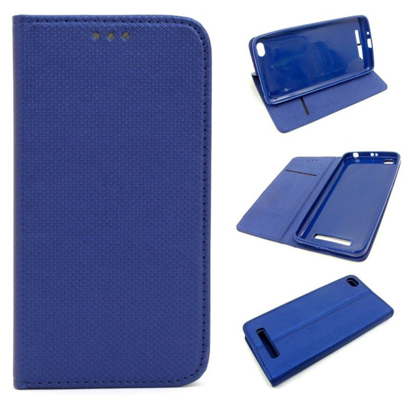 Etui Smart Magnet na telefon Xiaomi Redmi 4A granatowy