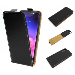 Etui pionowe z klapką SLIM FLEX na telefon Samsung Galaxy A70 A705 / A70s czarne HQ