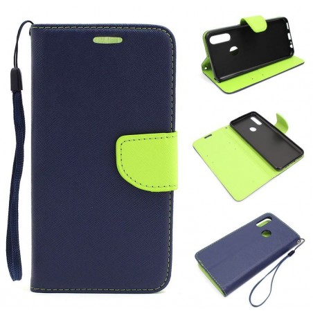 Etui Fancy Diary na telefon OPPO A31 2020 CPH2015 granatowe