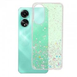Etui GLITTER Case na telefon OPPO A78 4G CPH2565 zielone