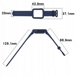 Opaska / pasek / obudowa do smartwatch Xiaomi Redmi Watch 2 Lite / Mi Watch Lite granatowa