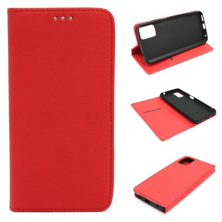 Etui Smart Magnet na telefon uleFone Note 12P czerwone