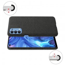 Etui Cloth Case na telefon OPPO Reno 4 CPH2113 czarne