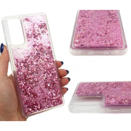 Etui Liquid / Water Case na telefon Samsung Galaxy S20 FE 5G G780 różowe