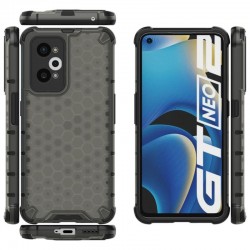ETUI PANCERNE HONEYCOMB na telefon Realme GT NEO 3T 5G / GT NEO 2 / GT 2 5G / GT Neo 2S czarne