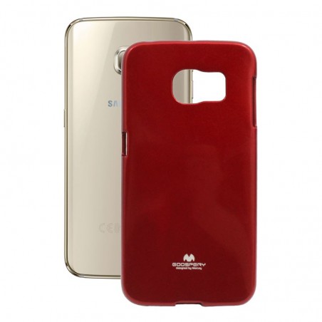 Etui Futerał Mercury JELLY na telefon Samsung Galaxy S6 Edge G925 czerwone