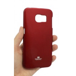 Etui Futerał Mercury JELLY na telefon Samsung Galaxy S6 Edge G925 czerwone