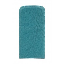 Etui pionowe z klapką SLIM FLEX na telefon Samsung Galaxy S6 Edge G925 morskie