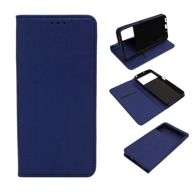 Etui Smart Magnet na telefon Xiaomi POCO M5 4G granatowe