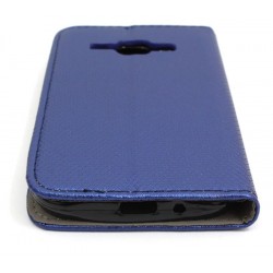 Etui Smart Magnet na telefon Samsung Galaxy J1 J100 granatowe