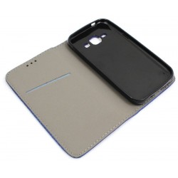 Etui Smart Magnet na telefon Samsung Galaxy J1 J100 granatowe