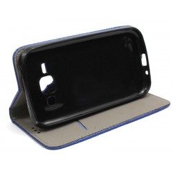 Etui Smart Magnet na telefon Samsung Galaxy J1 J100 granatowe