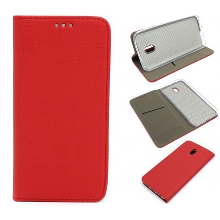 Etui Smart Magnet na telefon Xiaomi Redmi 8A czerwone