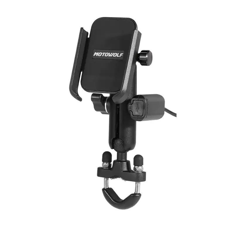 Uchwyt rowerowy / motocyklowy + USB na telefon / GPS / GSM na rower motocykl PL83