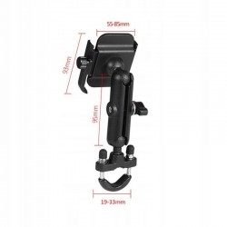 Uchwyt rowerowy / motocyklowy + USB na telefon / GPS / GSM na rower motocykl PL83