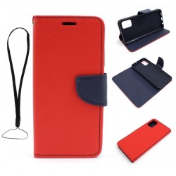 Etui Fancy Diary do telefonu Samsung Galaxy A51 A515 czerwone