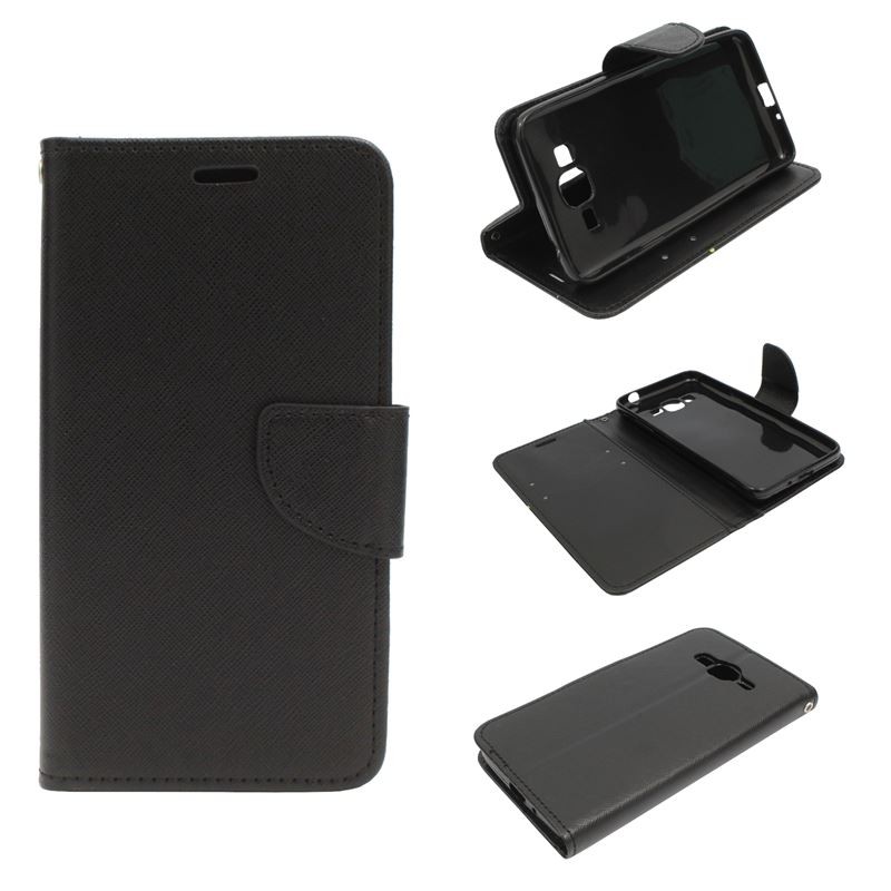 Etui Fancy Diary na telefon Samsung Galaxy Grand Prime G530 G531 czarne