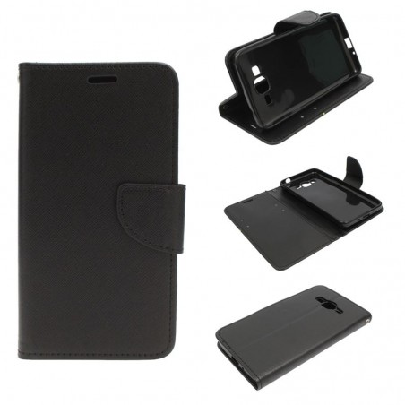 Etui Fancy Diary na telefon Samsung Galaxy Grand Prime G530 G531 czarne
