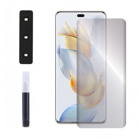 9H SZKŁO hartowane na telefon Honor 90 Pro 5G REP-AN00 UV + lampa