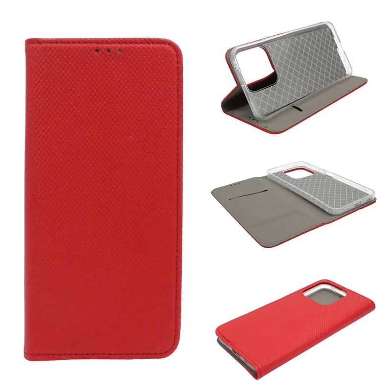 Etui Smart Magnet na telefon Honor X8A czerwone