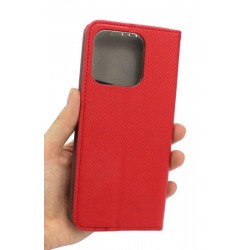 Etui Smart Magnet na telefon Honor X8A czerwone