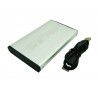 Obudowa dysku 2,5" USB SATA srebrna OB13
