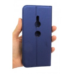 Etui Smart Magnet na telefon Sony Xperia XZ2 H8296 granatowy