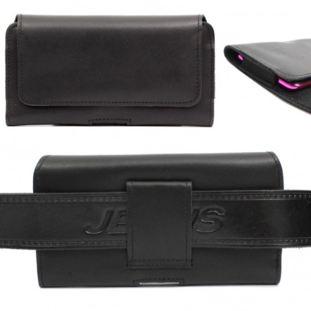 Etui Kabura skórzana CRAZY 3D na telefon motorola moto g 5G XT2113 czarne