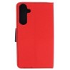 Etui Fancy Diary na telefon Samsung Galaxy A35 5G A356 czerwone