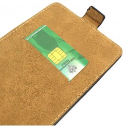 Etui pionowe z klapką SLIM FLEX na telefon Samsung Galaxy S10 Lite G770 czarne HQ