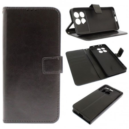 Etui Smart Crazy na telefon Xiaomi POCO X6 Pro 5G / Redmi K70e 5G czarne