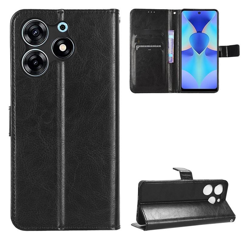 Etui Smart Crazy na telefon Tecno Spark 10 Pro KI7 czarne