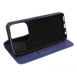 Etui Smart Magnet na telefon Tecno Spark 10 Pro KI7 granatowe
