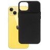 Etui SILICONE LENS na telefon Apple iPhone 14+ A2886 czarne