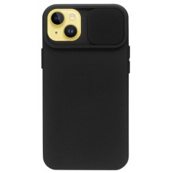 Etui SILICONE LENS na telefon Apple iPhone 14+ A2886 czarne