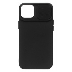 Etui SILICONE LENS na telefon Apple iPhone 14+ A2886 czarne