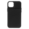 Etui SILICONE LENS na telefon Apple iPhone 14+ A2886 czarne