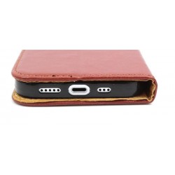 Etui KABURA SPECIAL FLIP na telefon Apple iPhone 14 A2882 brązowe