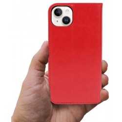 Etui KABURA SPECIAL FLIP na telefon Apple iPhone 14 A2882 czerwone