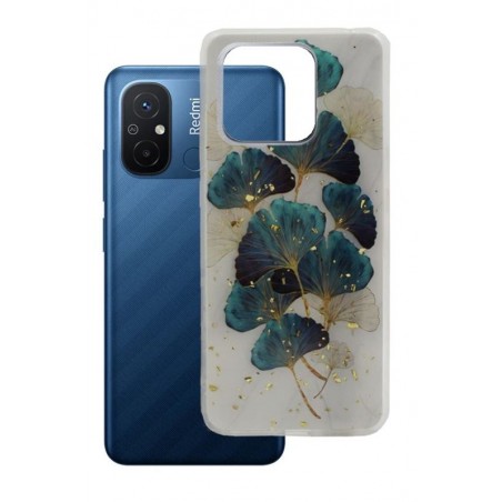 Etui Gold Glam na telefon Xiaomi Redmi 12C / 11A listki