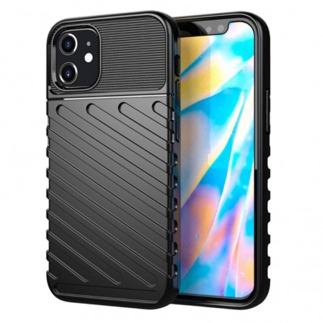 Etui pancerne Thunder na telefon Apple iPhone 12 Mini czarne