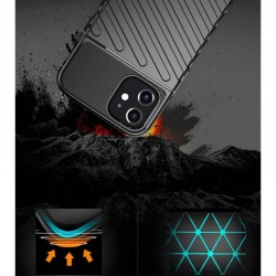 Etui pancerne Thunder na telefon Apple iPhone 12 Mini czarne